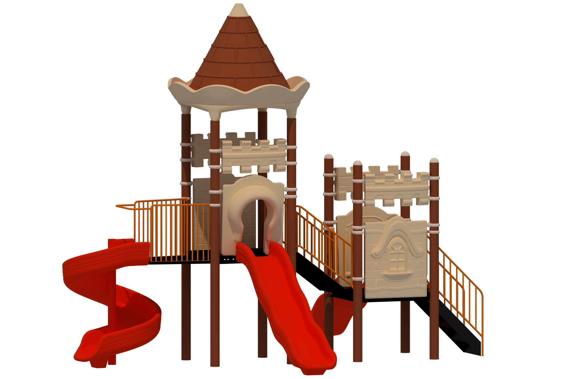 Kale Temalı Oyun Grubu B-200 PRK-203 | Temalı Metal Oyun Grupları | Erse Kent Mobilyaları